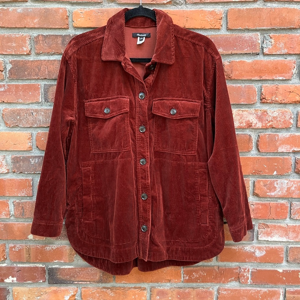Madewell Corduroy Yorkway Shirt Jacket Size Small